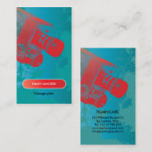 Medien berufliches Filmaker Visitenkarte (Vorne/Hinten)