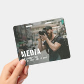 Medien-Foto-Hintergrund-Backstage-Pass-ID Ausweis (Handheld)