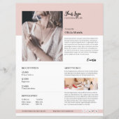 Medien-Kit-Vorlage | Influencer-Pressekit (Vorderseite)
