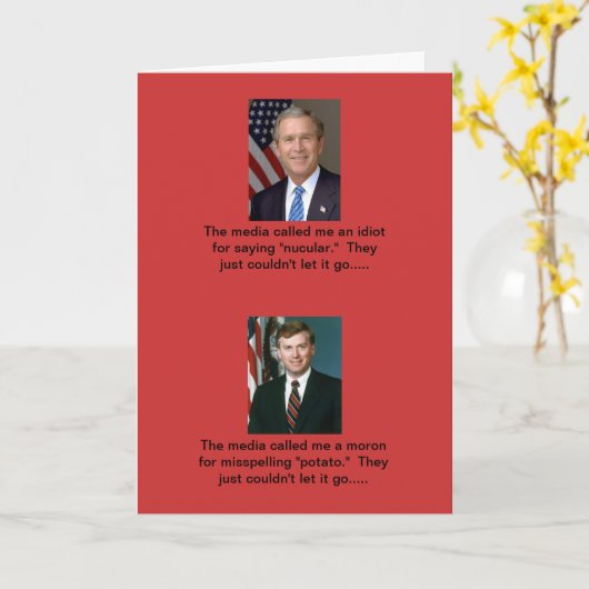 Medien schräg?  Naaa!!! Karte (Gelbe Blume)