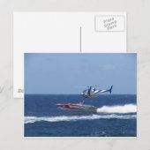 Medienhubschrauber Postkarte (Vorne/Hinten)