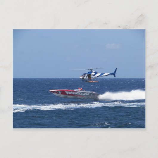 Medienhubschrauber Postkarte (Vorderseite)