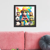 Medientyp: Premium Leinwand (Insitu (Wohnzimmer))