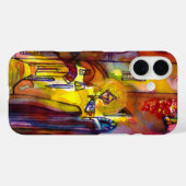 MEDIEVAL ALLEY BY NIGHT IN FLORENCE Case Mate SA (Rückseite (Horizontal))