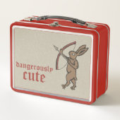 Medieval Archer Rabbit Metal Lunchbox (Vorderseite)