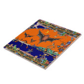 MEDIEVAL BESTIARY,FLYBATS FOREST TIEROrange Fliese (Seite)