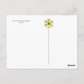 MEDIEVAL BESTIARY,FLYBATS WALDTIERE Blau Postkarte (Rückseite)