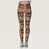 MEDIEVAL BESTIARY,GRIFFIY AND WILD BOAR,TIERE LEGGINGS (Vorderseite)