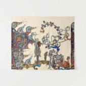 MEDIEVAL BESTIARY KRIEG, KNIGHTS, GIANT SNAILS Ivo Wandteppich (Vorderseite (Horizontal))