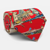 MEDIEVAL BESTIARY MAKING MUSIC, Kaninchen, Hund Re Krawatte (Gerollt)