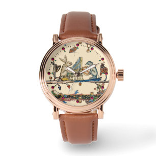 MEDIEVAL BESTIARY MAKING MUSIC, Kaninchen, Hunde E Armbanduhr