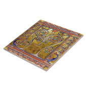 MEDIEVAL BESTIARY, PHOENIX ON TREM OF LIFE, DRAGON FLIESE (Seite)