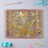 MEDIEVAL BESTIARY, PHOENIX ON TREM OF LIFE, DRAGON SEIDENPAPIER (Basteln)