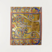 MEDIEVAL BESTIARY, PHOENIX ON TREM OF LIFE, DRAGON WANDTEPPICH (Vorderseite)