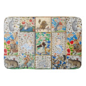 MEDIEVAL BESTIARY PLAYING MUSICAL INSTRUMENTS BADEMATTE (Vorderseite)