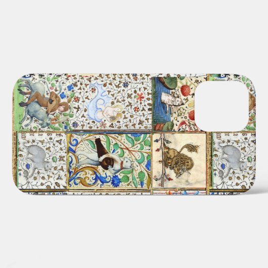 MEDIEVAL BESTIARY PLAYING MUSICAL INSTRUMENTS Case-Mate iPhone HÜLLE (Rückseite (Horizontal))