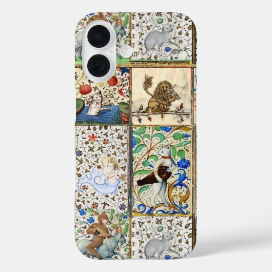 MEDIEVAL BESTIARY PLAYING MUSICAL INSTRUMENTS Case-Mate iPhone HÜLLE (Rückseite)