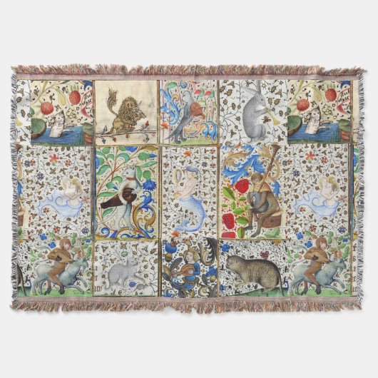 MEDIEVAL BESTIARY PLAYING MUSICAL INSTRUMENTS DECKE (Vorderseite)