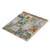 MEDIEVAL BESTIARY PLAYING MUSICAL INSTRUMENTS FLIESE (Seite)