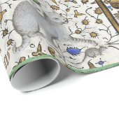 MEDIEVAL BESTIARY PLAYING MUSICAL INSTRUMENTS GESCHENKPAPIER (Rolleneckpunkt)