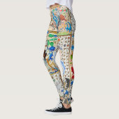 MEDIEVAL BESTIARY PLAYING MUSICAL INSTRUMENTS LEGGINGS (Links)