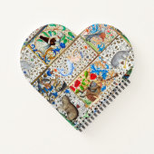 MEDIEVAL BESTIARY PLAYING MUSICAL INSTRUMENTS NOTIZBLOCK (Rückseite)