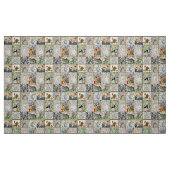 MEDIEVAL BESTIARY PLAYING MUSICAL INSTRUMENTS STOFF (Fat Quarter (45,7 x 55,9 cm))