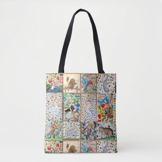 MEDIEVAL BESTIARY PLAYING MUSICAL INSTRUMENTS TASCHE (Vorderseite)