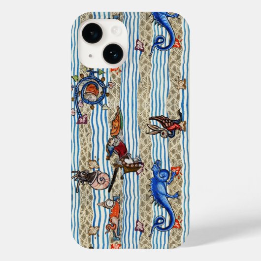 MEDIEVAL BESTIARY, SEA MONSTERS FANTASY TIERE Case-Mate iPhone HÜLLE (Rückseite)