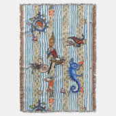 MEDIEVAL BESTIARY, SEA MONSTERS FANTASY TIERE DECKE (Vorderseite Vertikal)