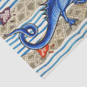 MEDIEVAL BESTIARY, SEA MONSTERS FANTASY TIERE SEIDENPAPIER (Detail)