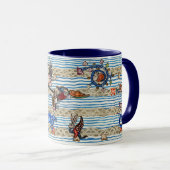 MEDIEVAL BESTIARY, SEA MONSTERS FANTASY TIERE TASSE (VorderseiteRechts)