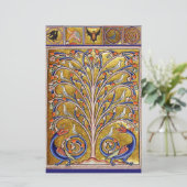 MEDIEVAL BESTIARY,VÖGEL AUF BAUM DES LEBENS,DRAGON BRIEFPAPIER (Stehend Vorderseite)