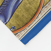 MEDIEVAL BESTIARY,VÖGEL AUF BAUM DES LEBENS,DRAGON FLEECEDECKE (Ecke)