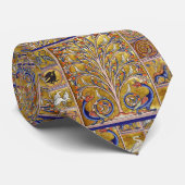 MEDIEVAL BESTIARY,VÖGEL AUF BAUM DES LEBENS,DRAGON KRAWATTE (Gerollt)