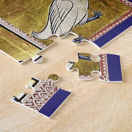 MEDIEVAL BESTIARY,VÖGEL AUF BAUM DES LEBENS,DRAGON PUZZLE (Seite)