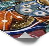 MEDIEVAL BESTIARY WAR, KNIGHTS, GIANT SNAILS Cream Poster (Ecke)