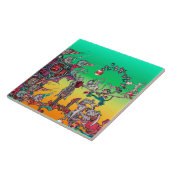 MEDIEVAL BESTIARY WAR, KNIGHTS, GIANT SNAILS Green Fliese (Seite)