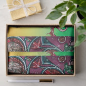 MEDIEVAL BESTIARY WAR, KNIGHTS, GIANT SNAILS Green Seidenpapier (Geschenk)