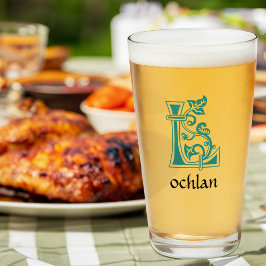 Medieval Botanical Decorative Capital L Glas