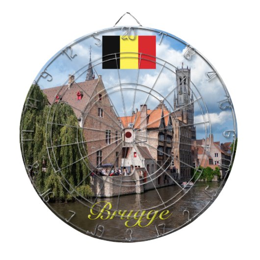Medieval Brugge - Pro Foto Dartscheibe (vorne)