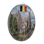 Medieval Brugge - Pro Foto Dartscheibe (Vorderseite Links)