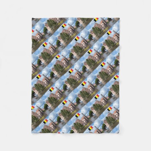 Medieval Brugge - Pro Foto Fleecedecke (Vorderseite)