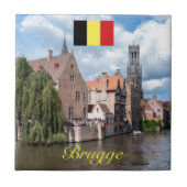 Medieval Brugge - Pro Foto Fliese (Vorderseite)