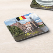 Medieval Brugge - Pro Foto Getränkeuntersetzer (Linke Seite)