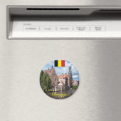Medieval Brugge - Pro Foto Magnet (In Situ (Geschirrspüler))