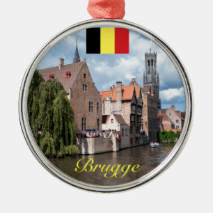 Medieval Brugge - Pro Foto Ornament Aus Metall