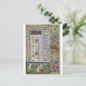 Medieval calendar postkarte (Stehend Vorderseite)