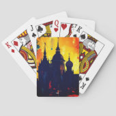 Medieval castle art deck spielkarten (Rückseite)