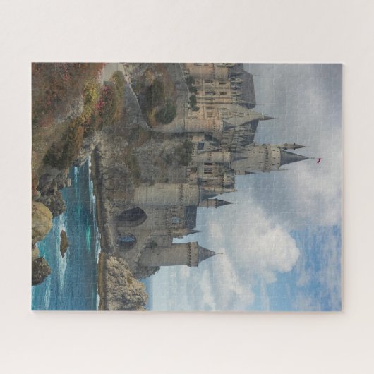 Medieval Castle by the Sea Puzzle (Horizontal)